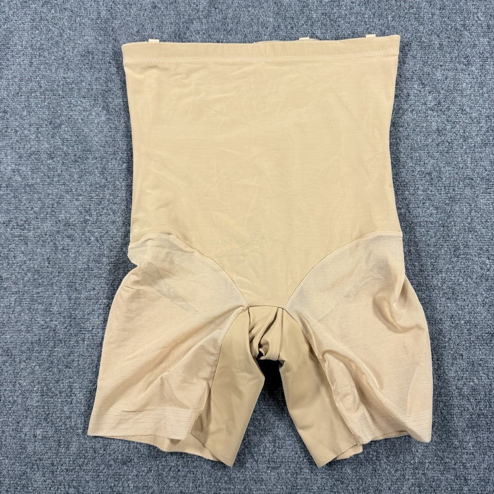 Honeylove Super Power Shorts 2X Beige High Waisted Shape Wear Excellent